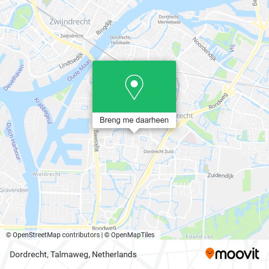 Dordrecht, Talmaweg kaart