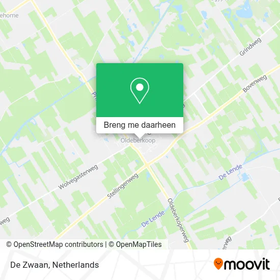 De Zwaan kaart
