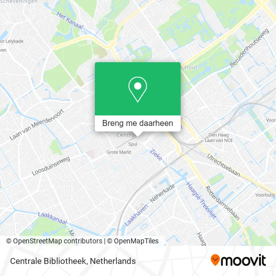 Centrale Bibliotheek kaart