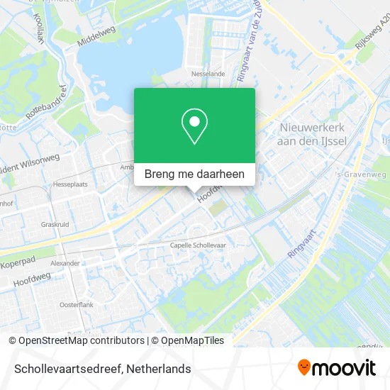 Schollevaartsedreef kaart