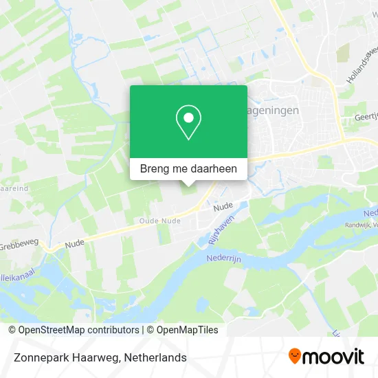 Zonnepark Haarweg kaart