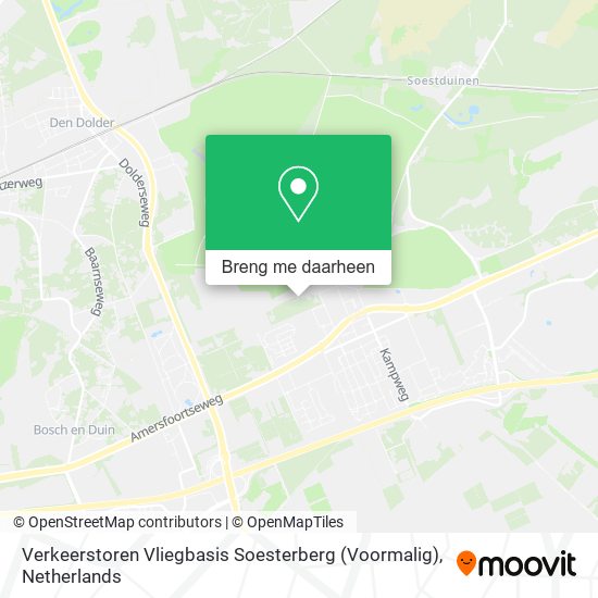 Verkeerstoren Vliegbasis Soesterberg (Voormalig) kaart