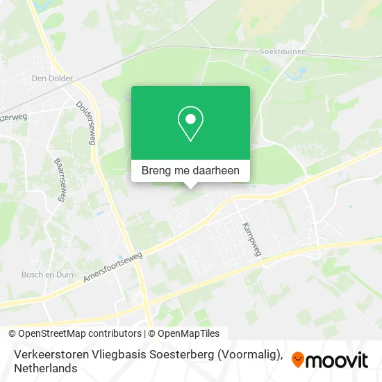 Verkeerstoren Vliegbasis Soesterberg (Voormalig) kaart