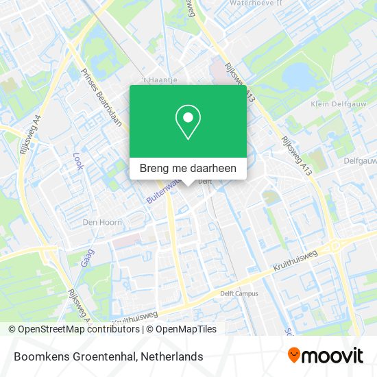 Boomkens Groentenhal kaart
