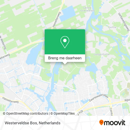 Westerveldse Bos kaart