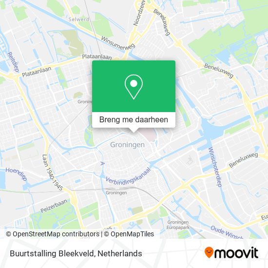 Buurtstalling Bleekveld kaart