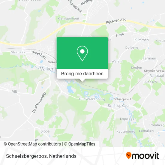 Schaelsbergerbos kaart