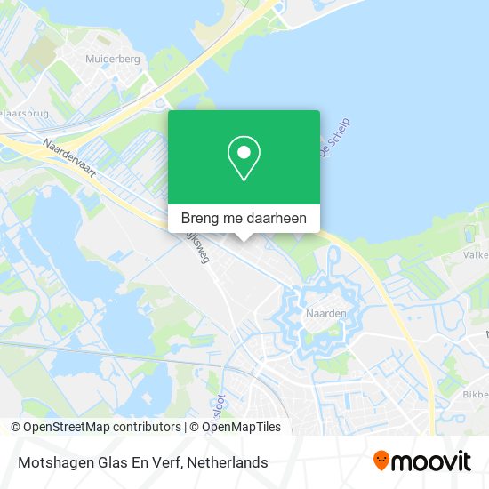 Motshagen Glas En Verf kaart