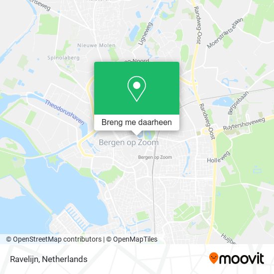 Ravelijn kaart