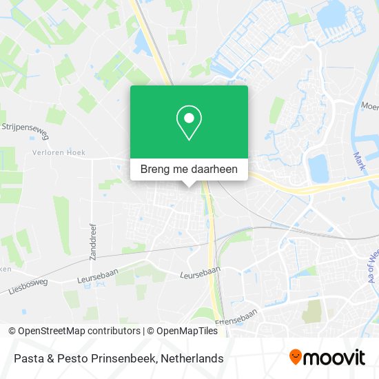 Pasta & Pesto Prinsenbeek kaart