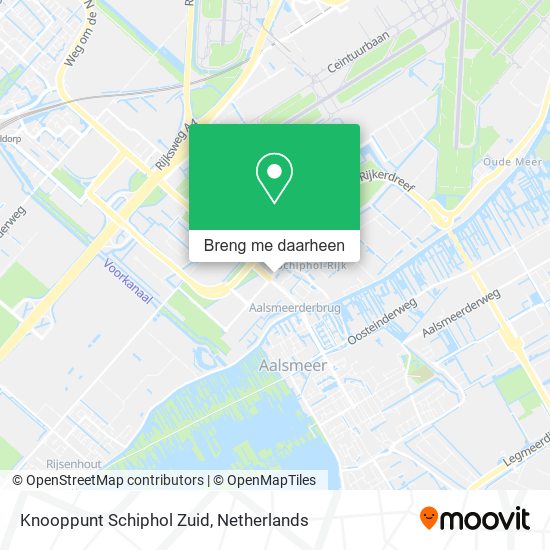 Knooppunt Schiphol Zuid kaart