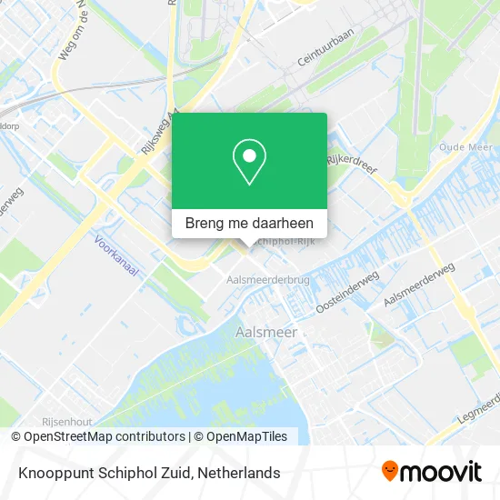 Knooppunt Schiphol Zuid kaart