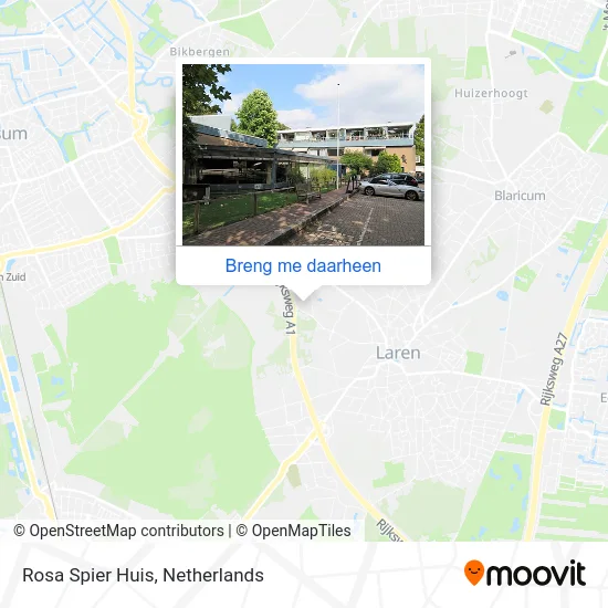 Rosa Spier Huis kaart