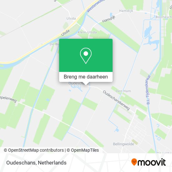 Oudeschans kaart