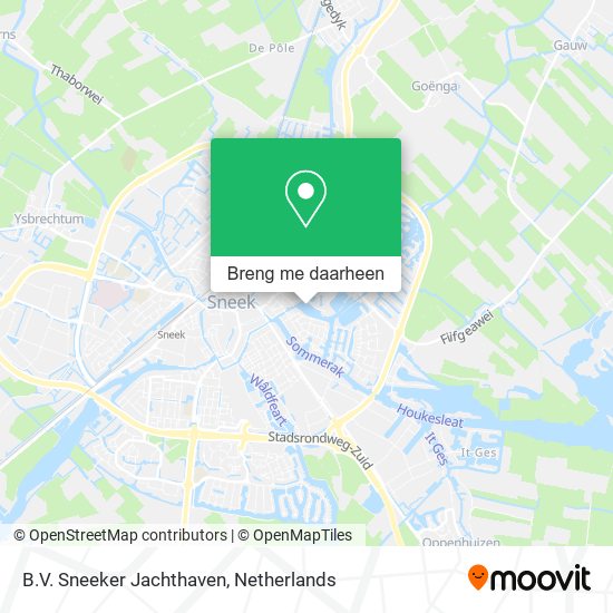 B.V. Sneeker Jachthaven kaart