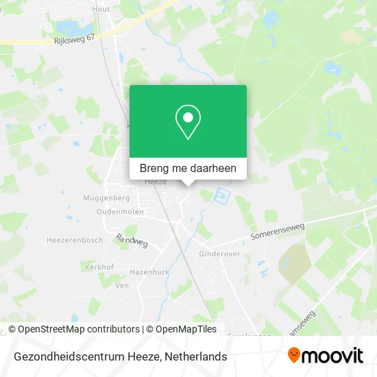 Gezondheidscentrum Heeze kaart