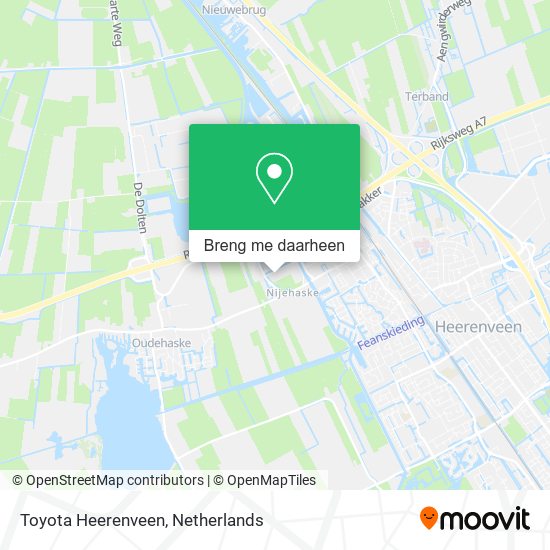 Toyota Heerenveen kaart