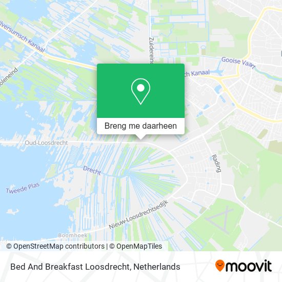 Bed And Breakfast Loosdrecht kaart