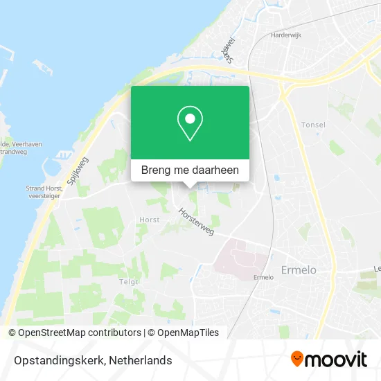 Opstandingskerk kaart