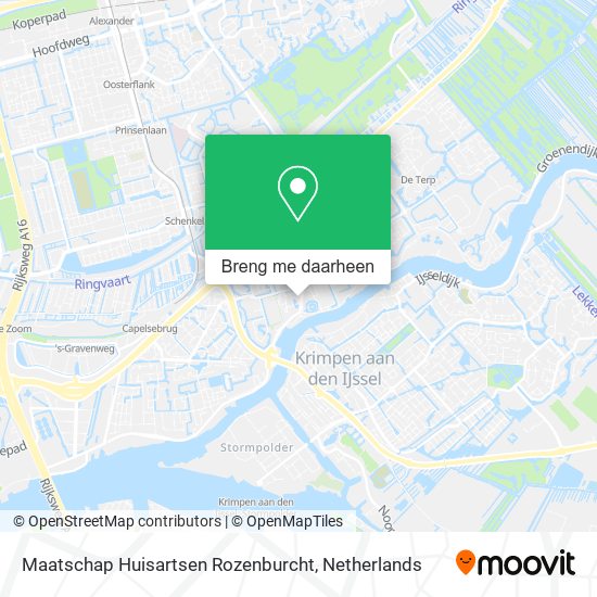Maatschap Huisartsen Rozenburcht kaart