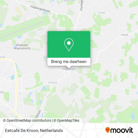Eetcafé De Kroon kaart