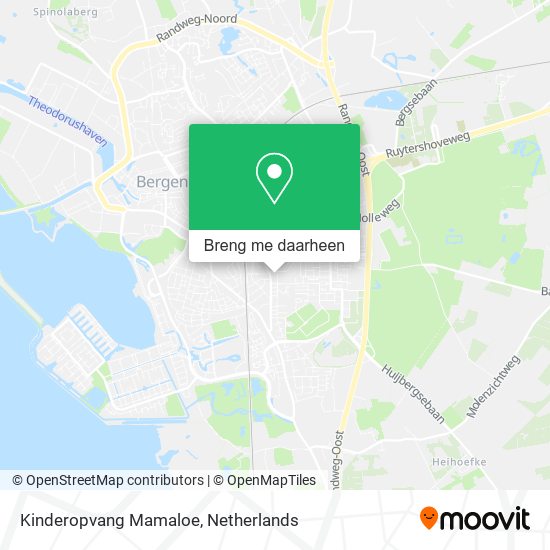 Kinderopvang Mamaloe kaart