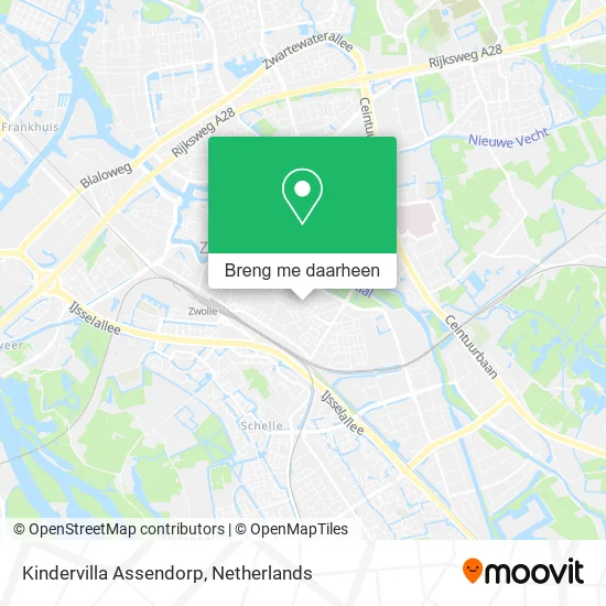 Kindervilla Assendorp kaart