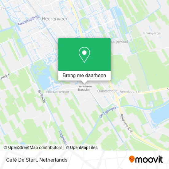 Café De Start kaart