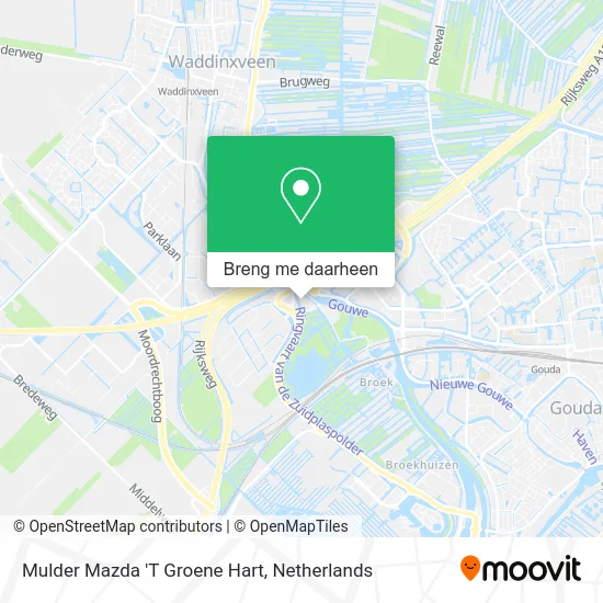 Mulder Mazda 'T Groene Hart kaart