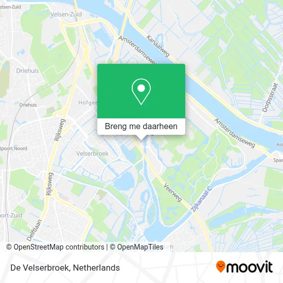 De Velserbroek kaart