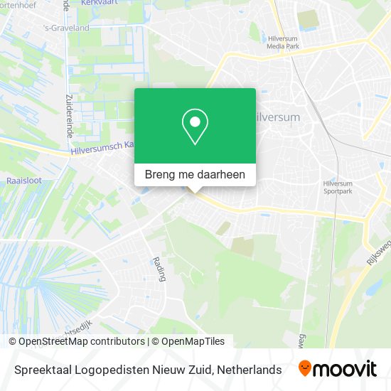 Spreektaal Logopedisten Nieuw Zuid kaart