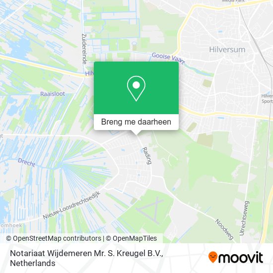 Notariaat Wijdemeren Mr. S. Kreugel B.V. kaart
