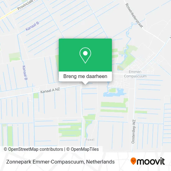 Zonnepark Emmer-Compascuum kaart