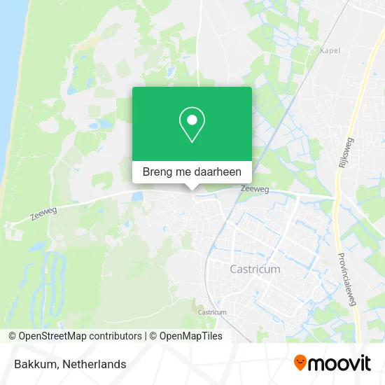 Bakkum kaart