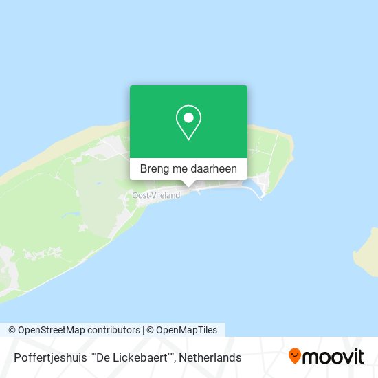 Poffertjeshuis ""De Lickebaert"" kaart