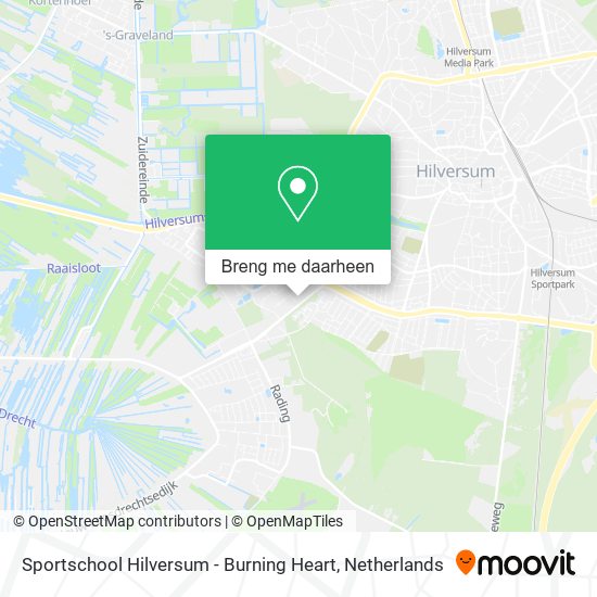 Sportschool Hilversum - Burning Heart kaart