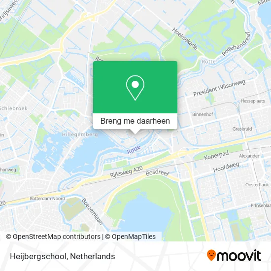 Heijbergschool kaart