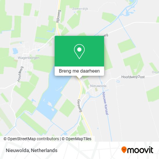 Nieuwolda kaart