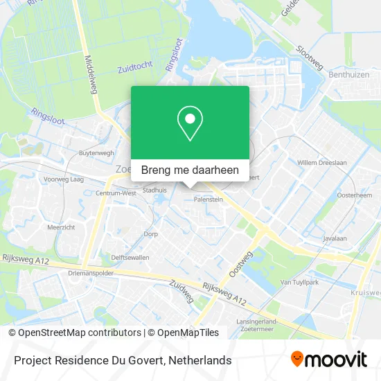 Project Residence Du Govert kaart