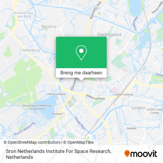 Sron Netherlands Institute For Space Research kaart