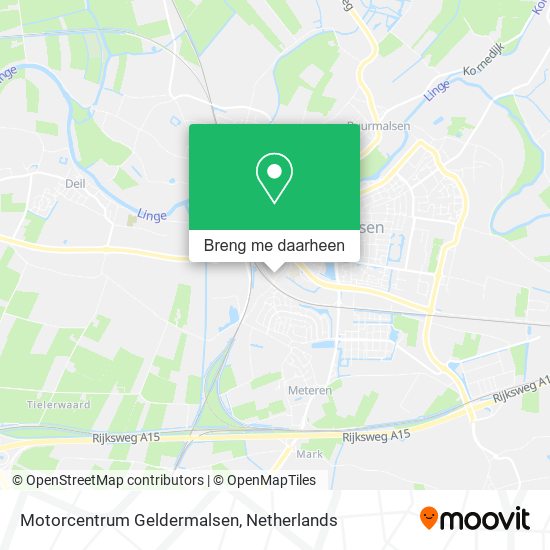 Motorcentrum Geldermalsen kaart
