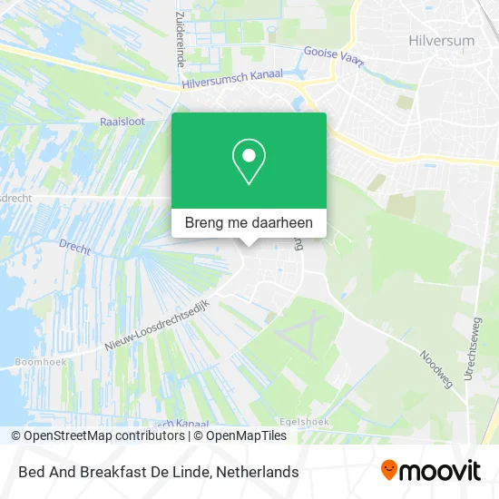 Bed And Breakfast De Linde kaart