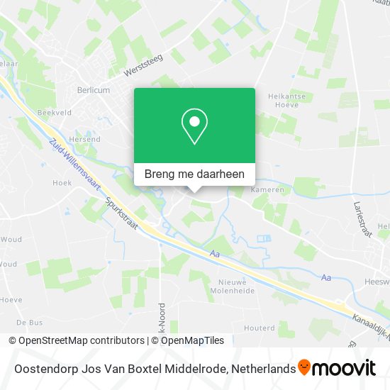 Oostendorp Jos Van Boxtel Middelrode kaart