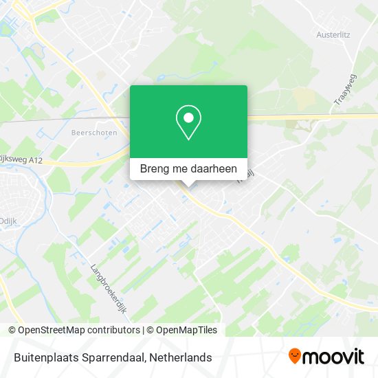 Buitenplaats Sparrendaal kaart