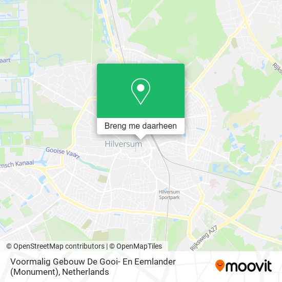 Voormalig Gebouw De Gooi- En Eemlander (Monument) kaart