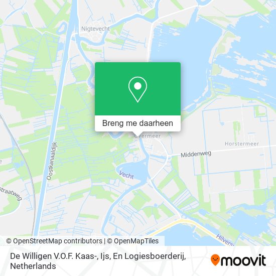 De Willigen V.O.F. Kaas-, Ijs, En Logiesboerderij kaart