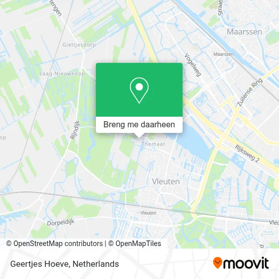Geertjes Hoeve kaart