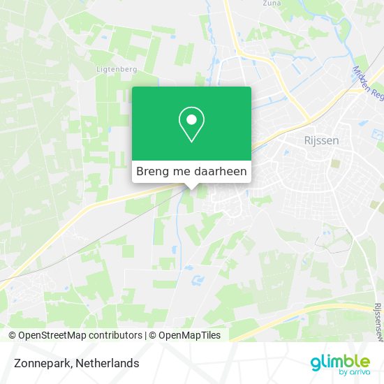 Zonnepark kaart