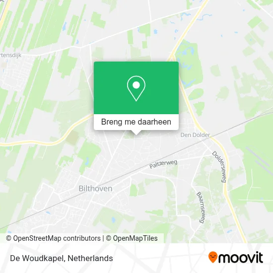 De Woudkapel kaart