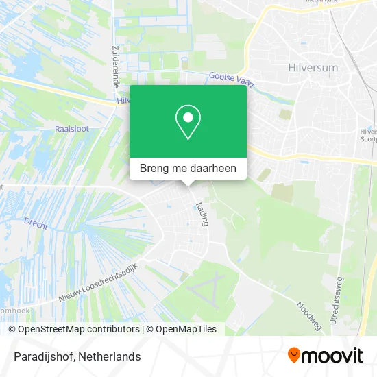 Paradijshof kaart